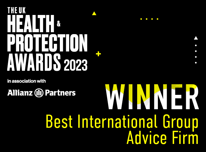 Winner Best International Group Advice Firm at the Health & Protection Awards 2023