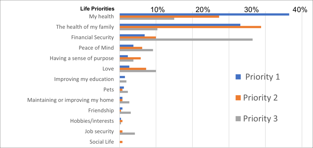Life priorities results