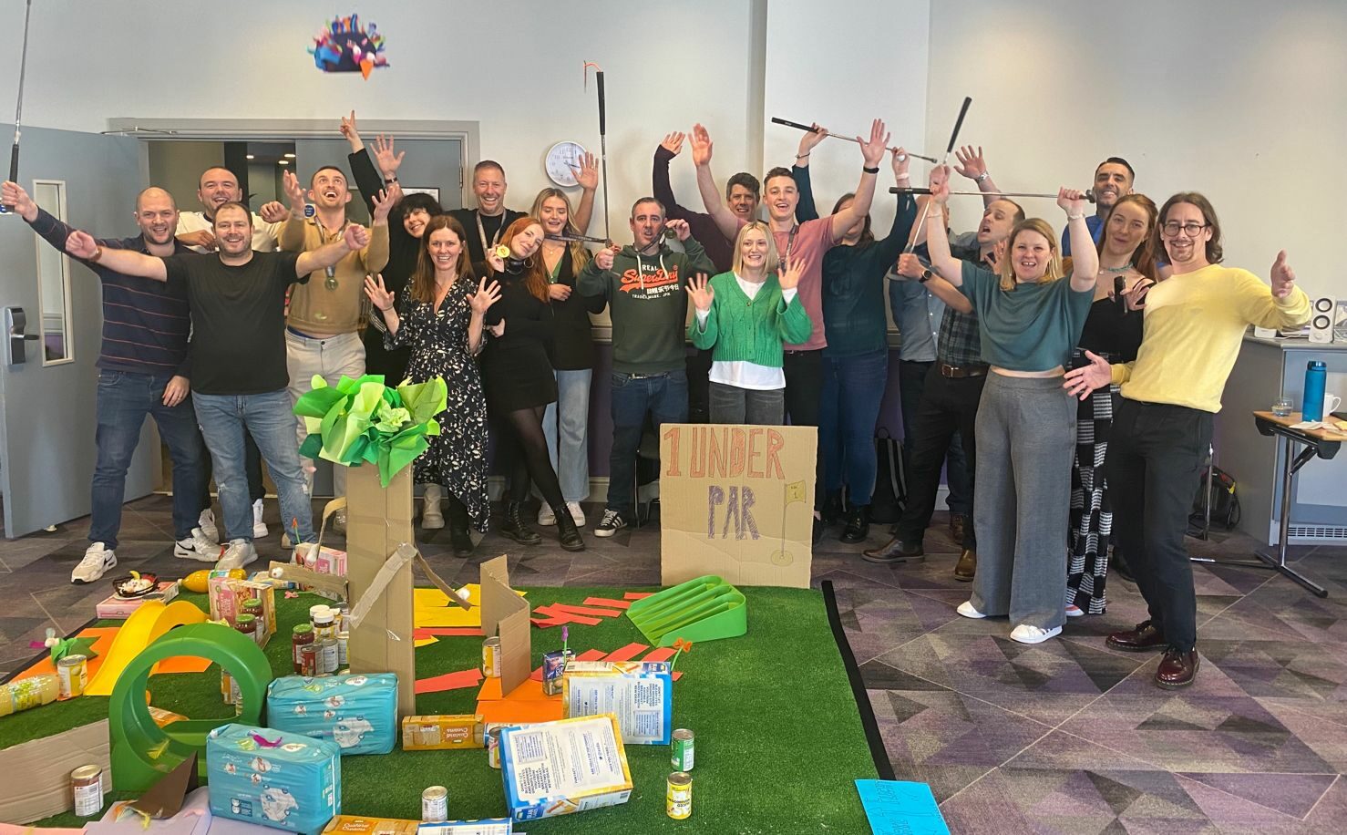 Engage charity crazy golf day