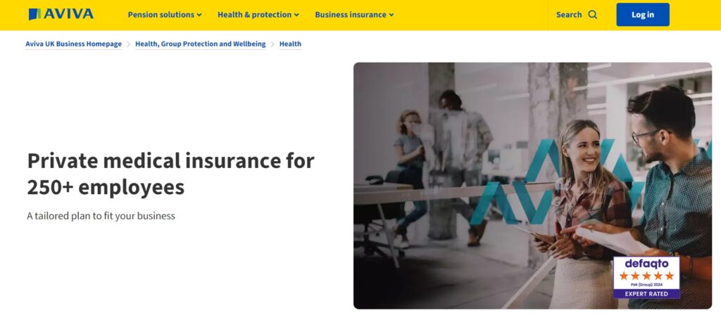 aviva website screen grab